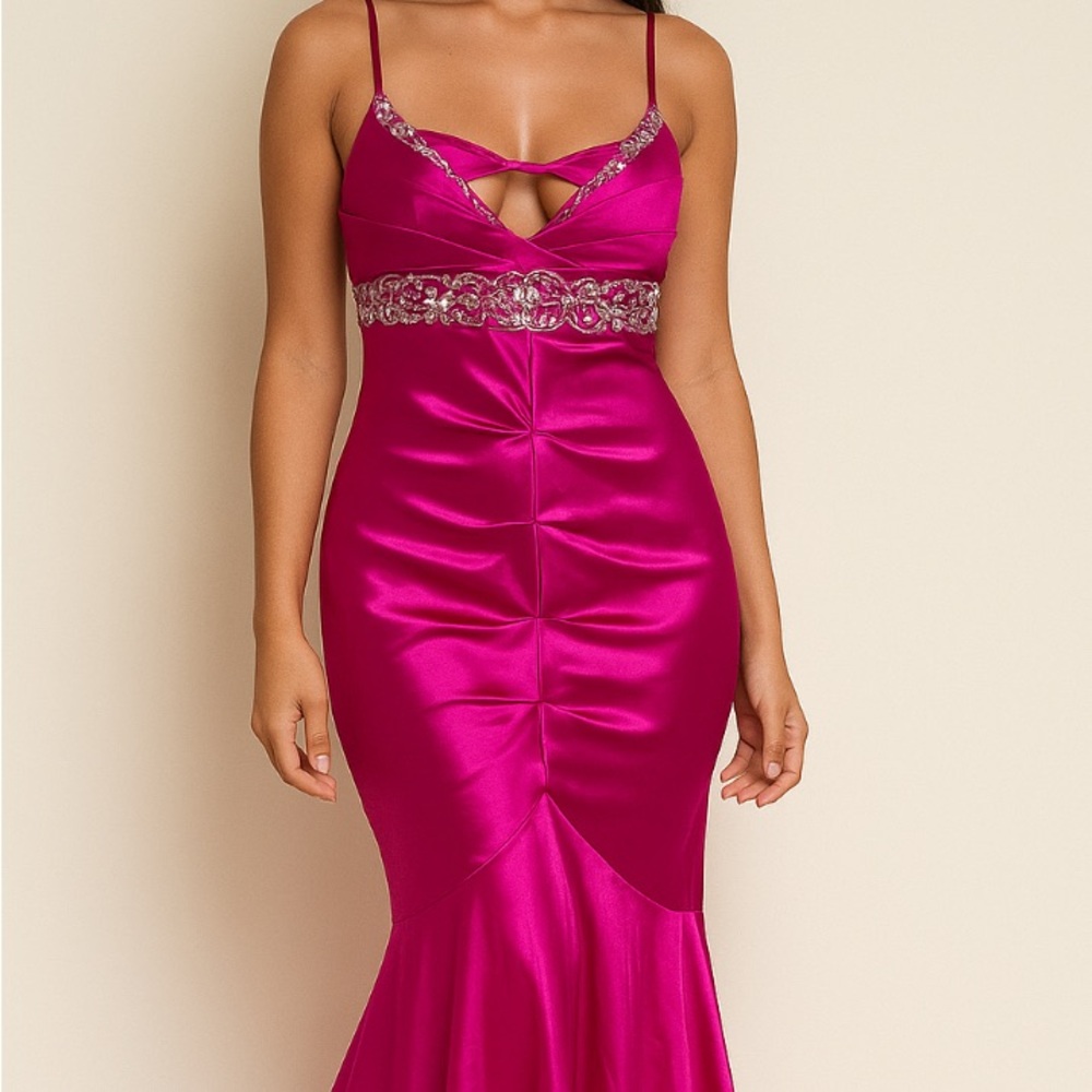 B. Darlin formal satin dress - Size 11/12 Juniors